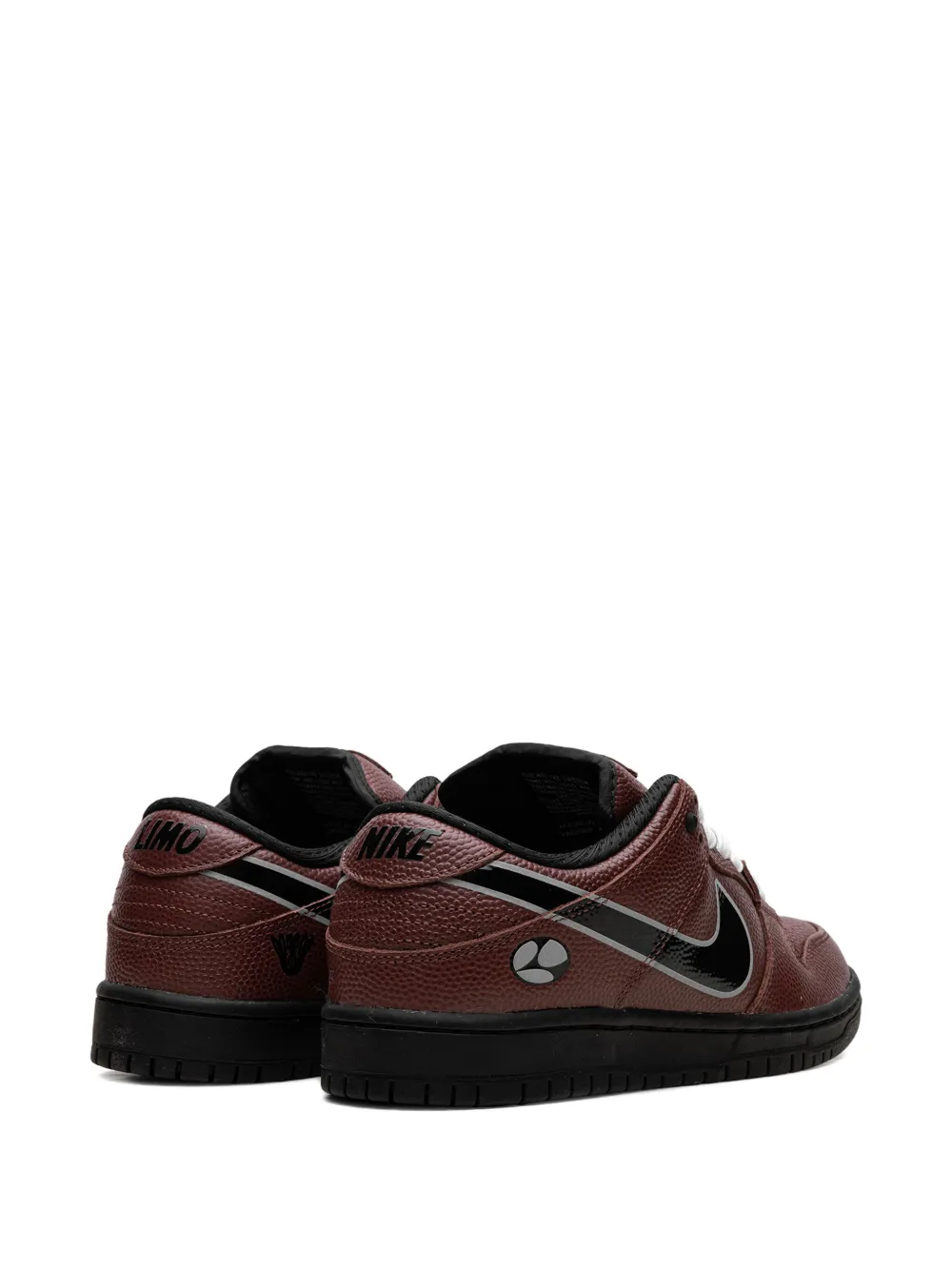 Nike SB Dunk Low leather "Limosine Skateboard" sneakers Red