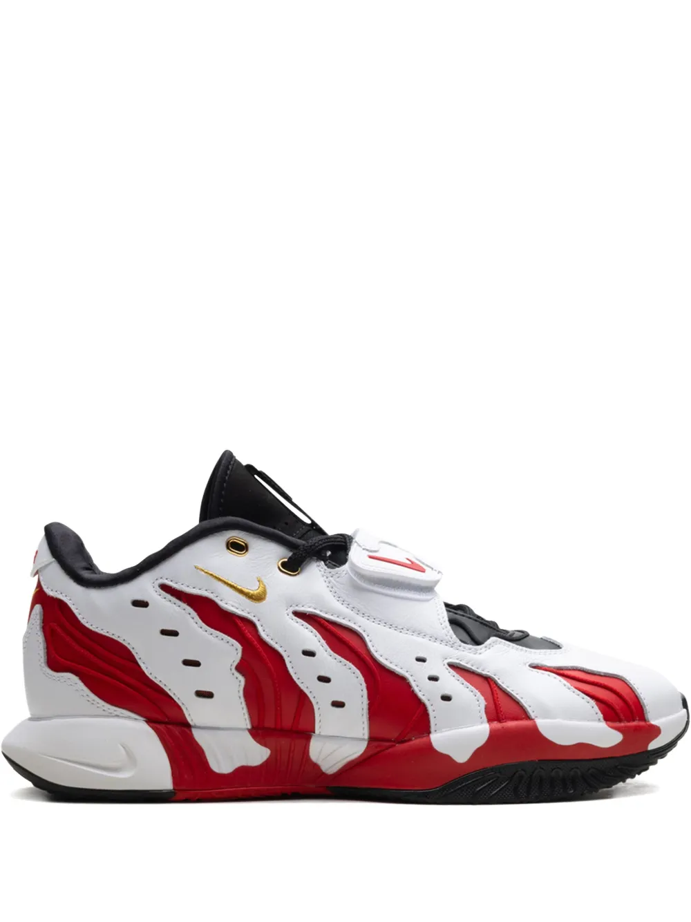 Nike LeBron 21 Prime 96 "White/Metallic Gold/Fire Red" sneakers - ホワイト Nike LeBron 21 Prime 96 "White/Metallic Gold/Fire Red" sneakers - ホワイト