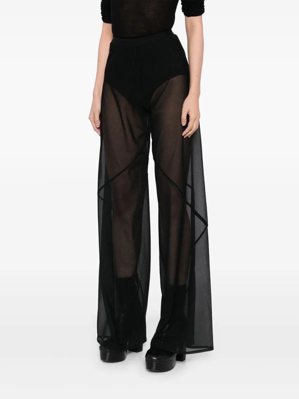 Rick Owens Lilies Farrah broek Zwart