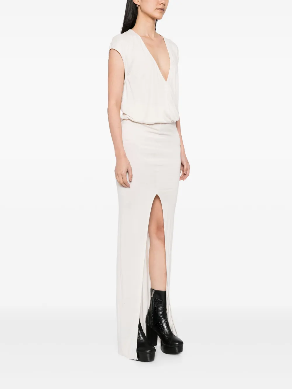Rick Owens Lilies Dylan avondjurk Wit