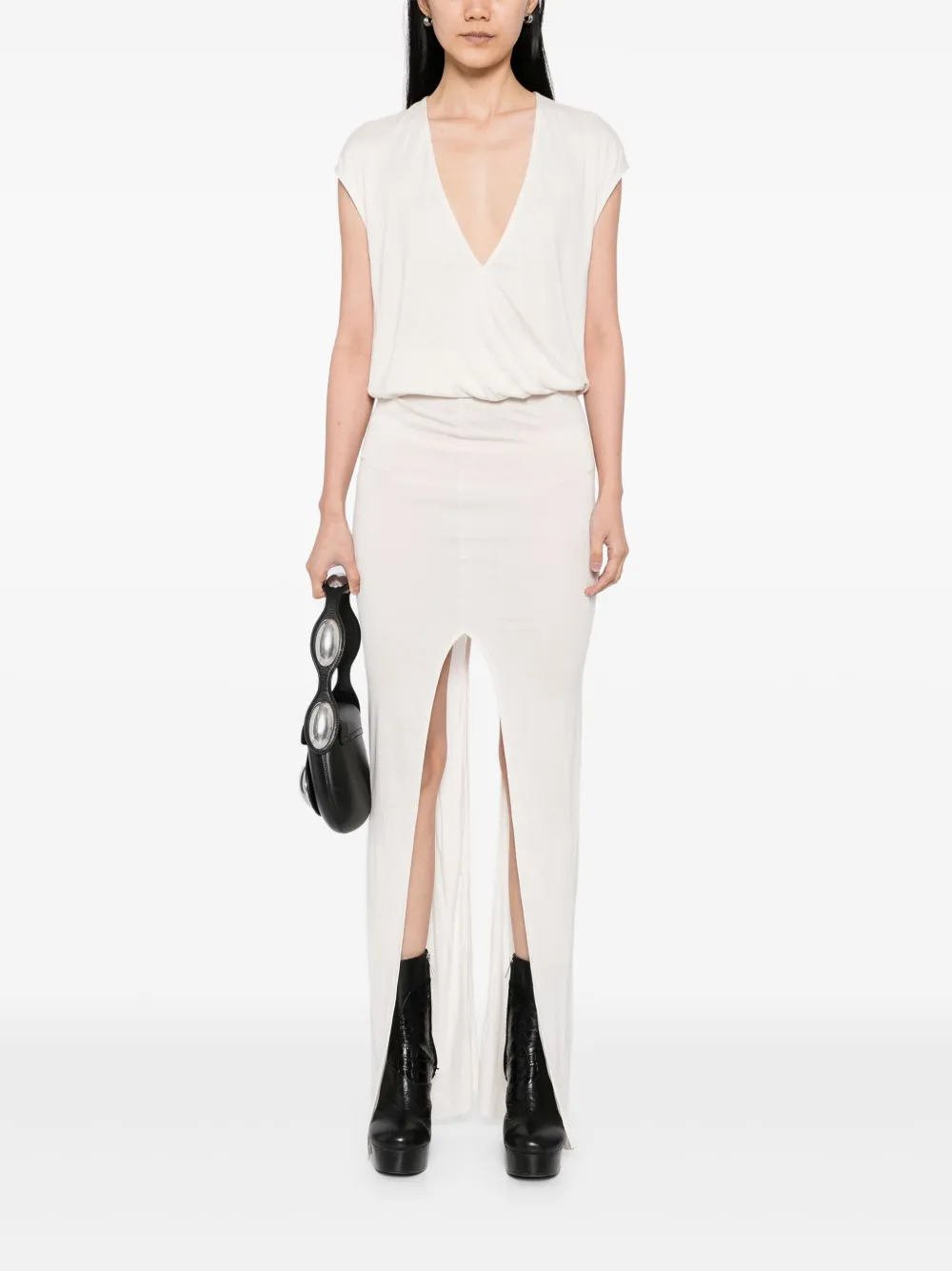 Rick Owens Lilies Dylan avondjurk Wit