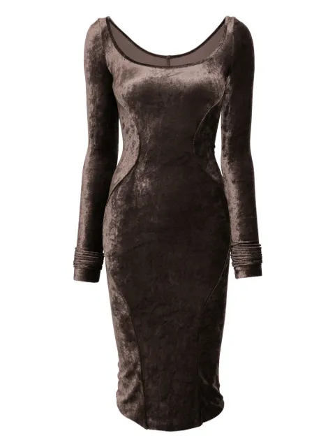 Rick Owens Lilies velour dress