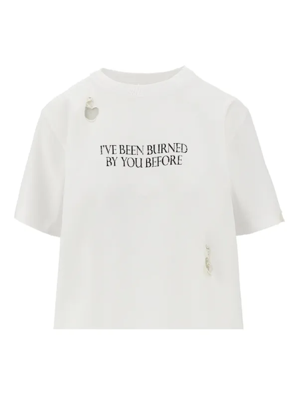 Coperni x Disney Burned By You Before T-shirt | White | FARFETCH