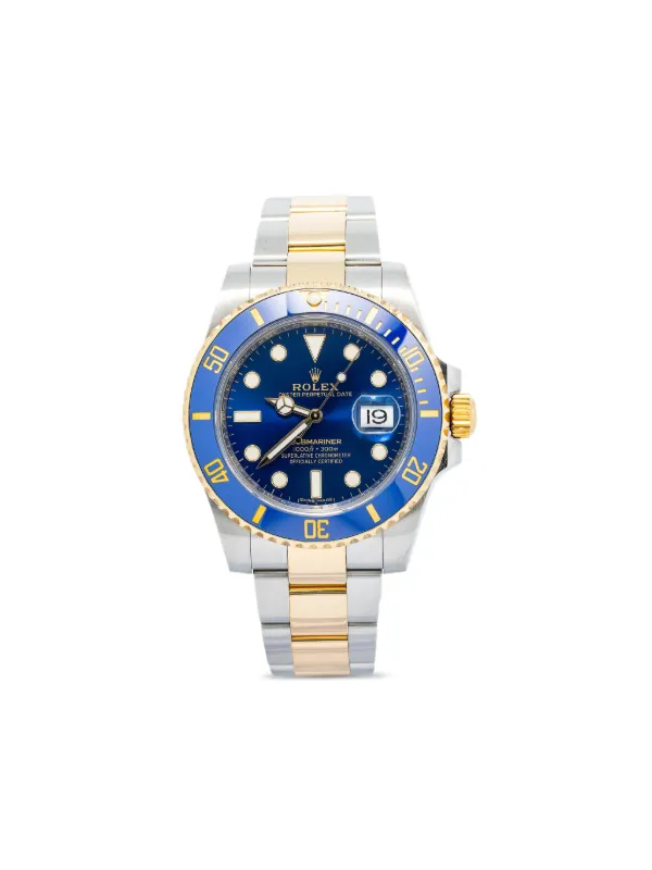 Rolex pre-owned Submariner 40mm Blue FARFETCH HU