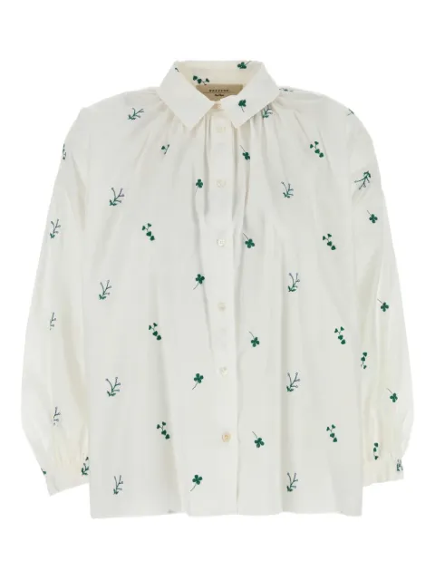 Weekend Max Mara Gilly floral-embroidered shirt