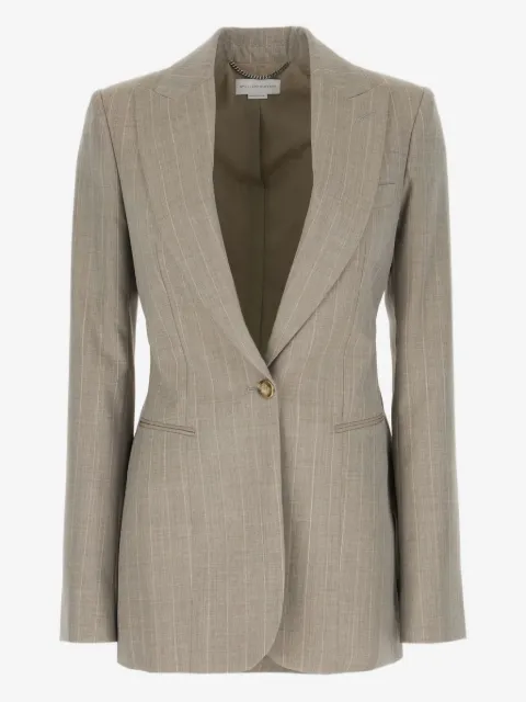Stella McCartney striped-pattern blazer