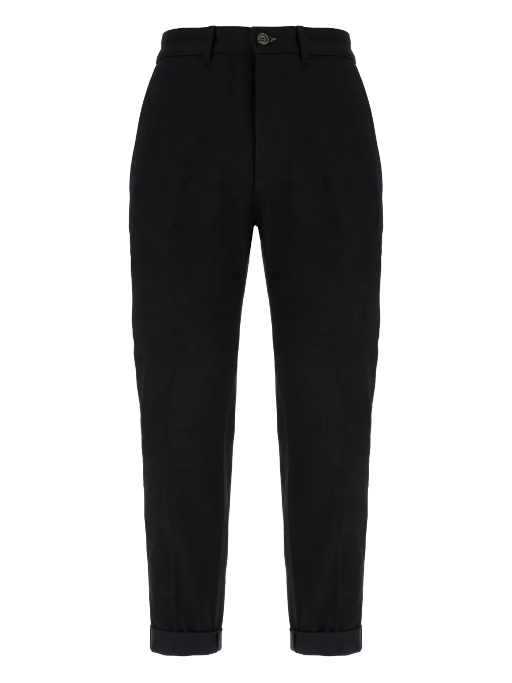 cuffed-hems trousers