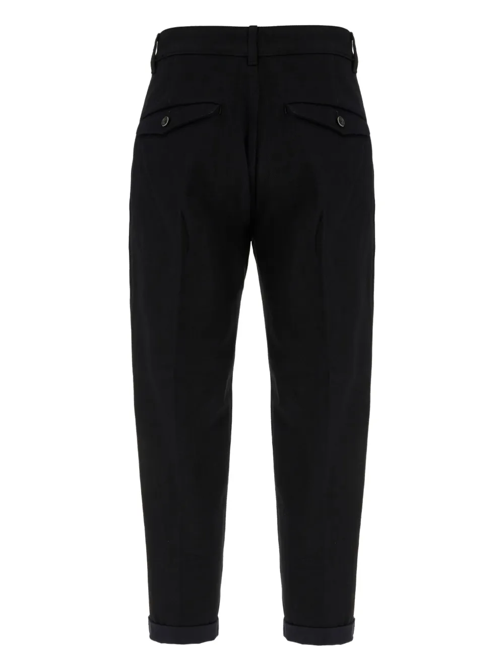 Nine In The Morning cuffed-hems trousers - Zwart