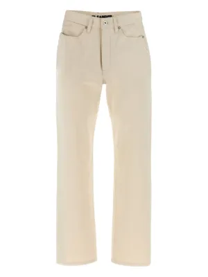 デニム・ジーパン JIL SANDER Denim jeans White 楽天市場】【最大7,000円OFFクーポン】JILSANDER ジルサンダー