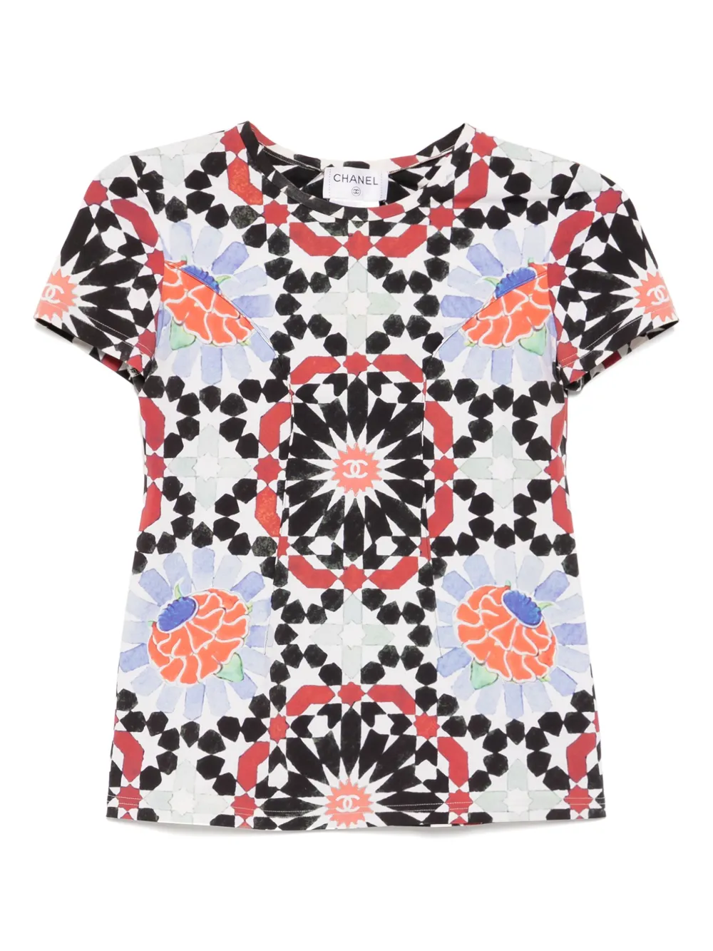 Pre-owned Chanel 2014-2015 Graphic-print T-shirt