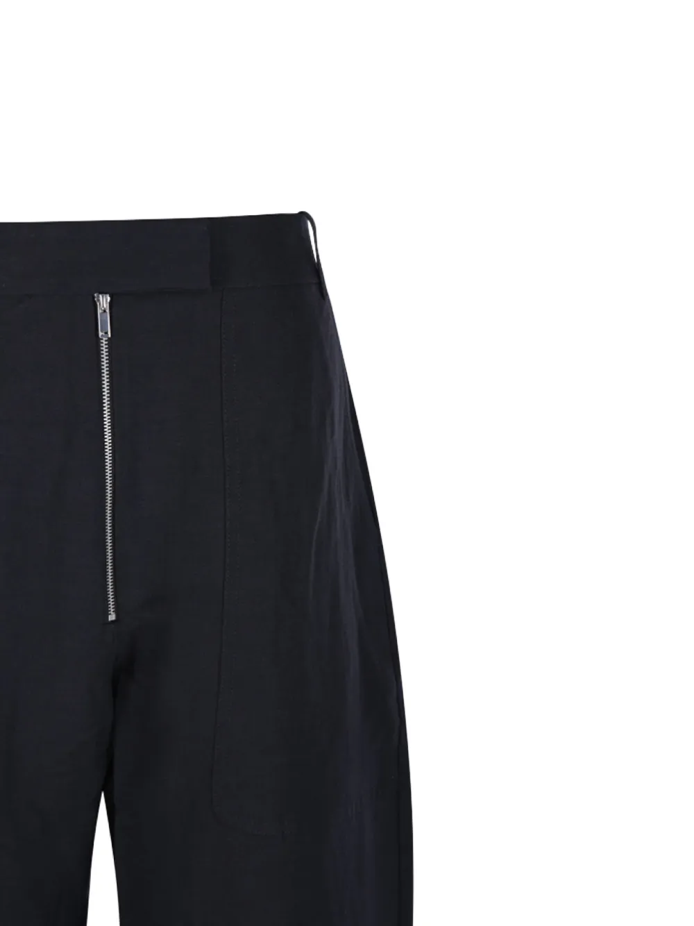 Studio Nicholson Broek van wol-linnenblend Blauw