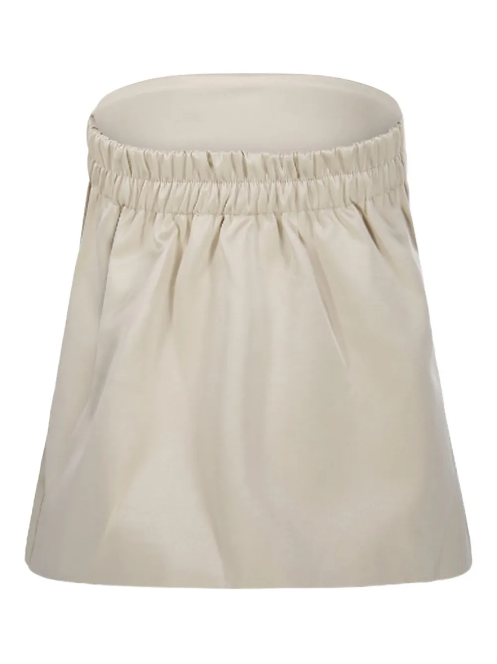 By Malene Birger Strapless satijnen top Beige
