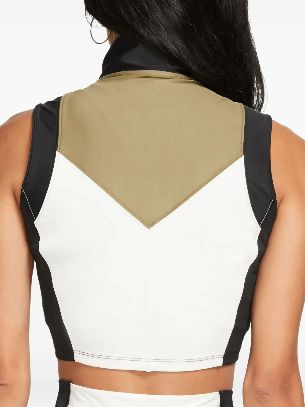 Jordan x Aleali May panelled crop top | Vests & Tank Tops | Image 2