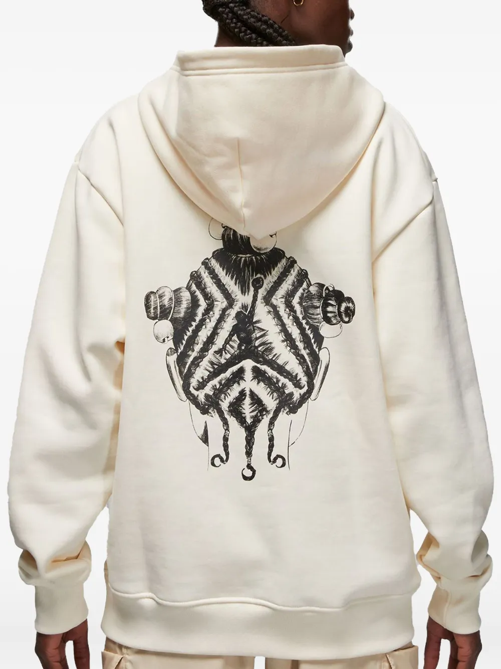Jordan x BBS hoodie met print - Wit