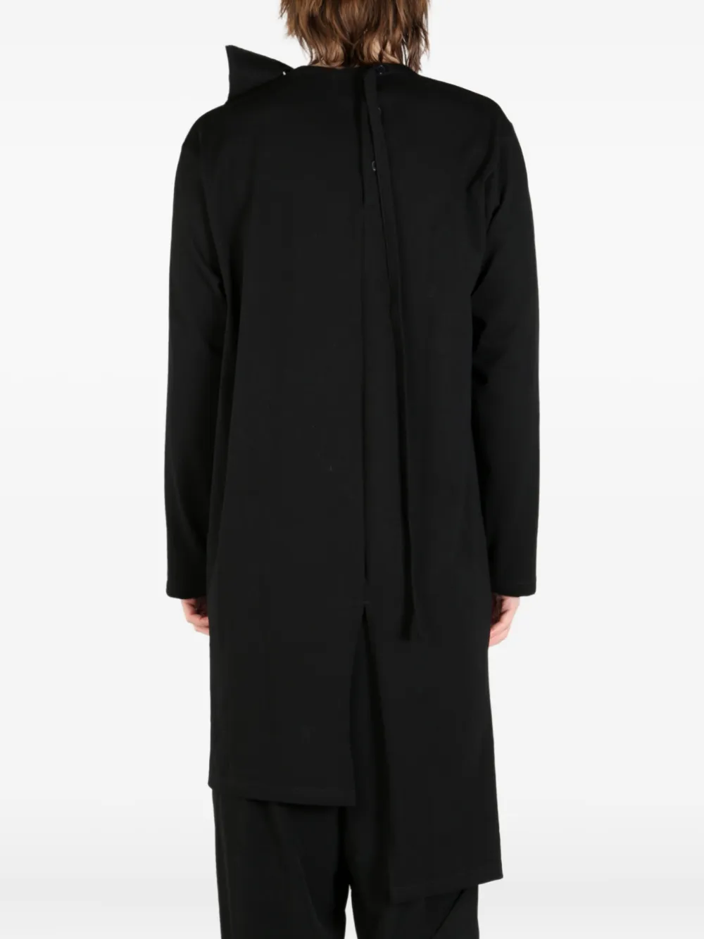 Yohji Yamamoto cotton T-shirt Zwart