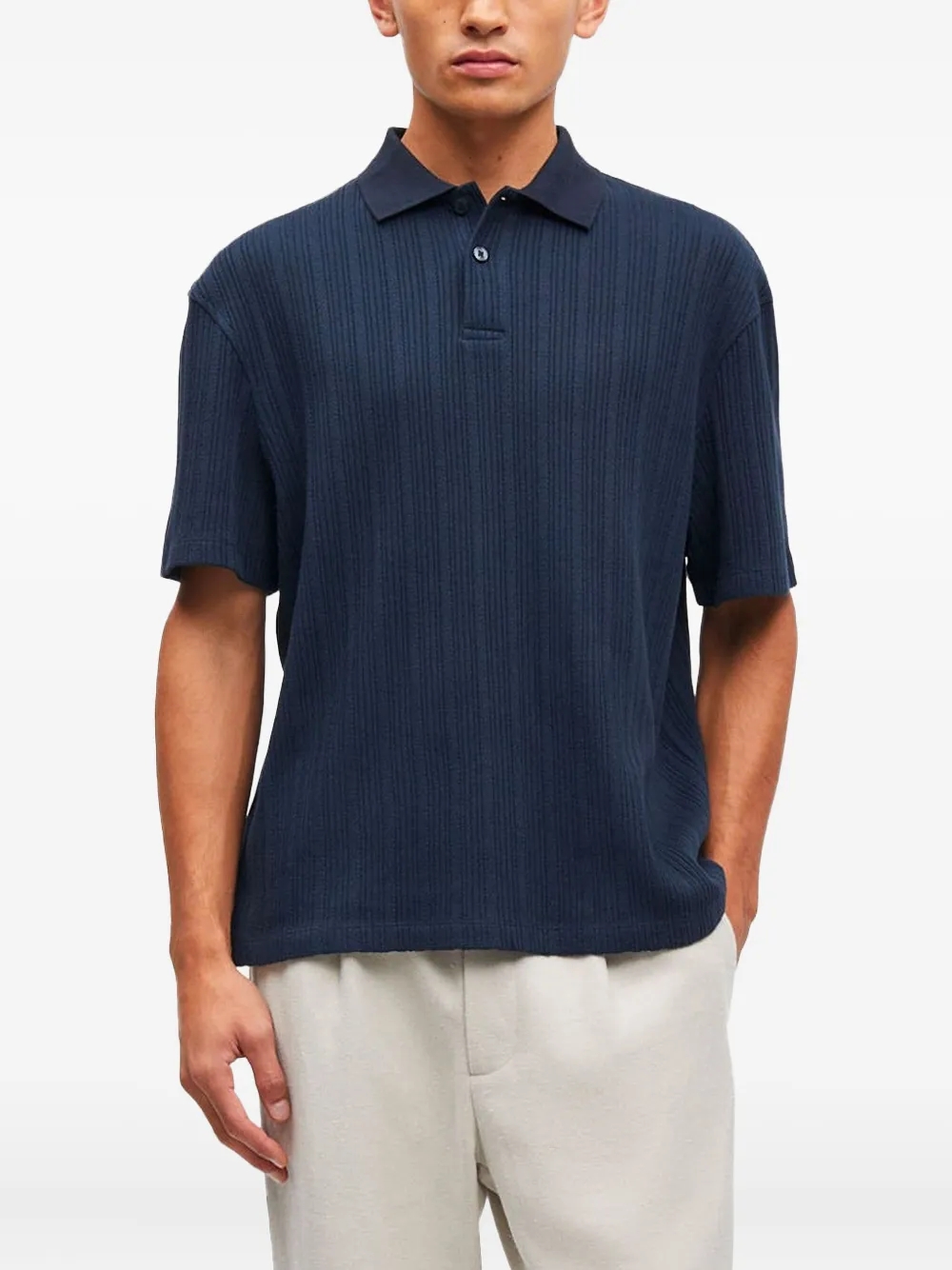 SAMSOE SAMSOE playera tipo polo Savekin | azul | Image 1