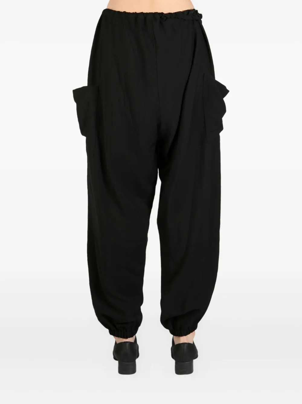 Yohji Yamamoto pockets-detail trousers Zwart