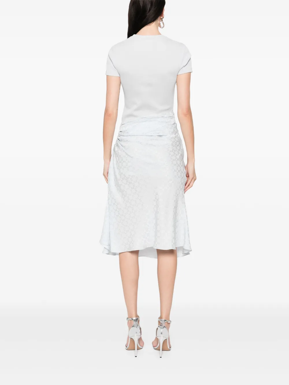 Givenchy Gedrapeerdee midi-jurk Blauw