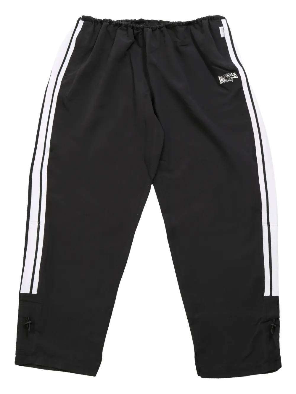 PROTOTYPES striped straight-leg trousers | negro | Image 1