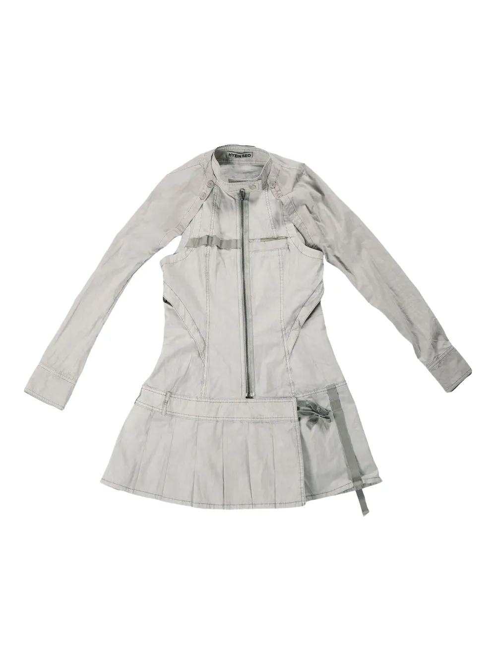 Hyein Seo Cotton Pleated Dress