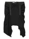 Hyein Seo ruched mini skirt - Black