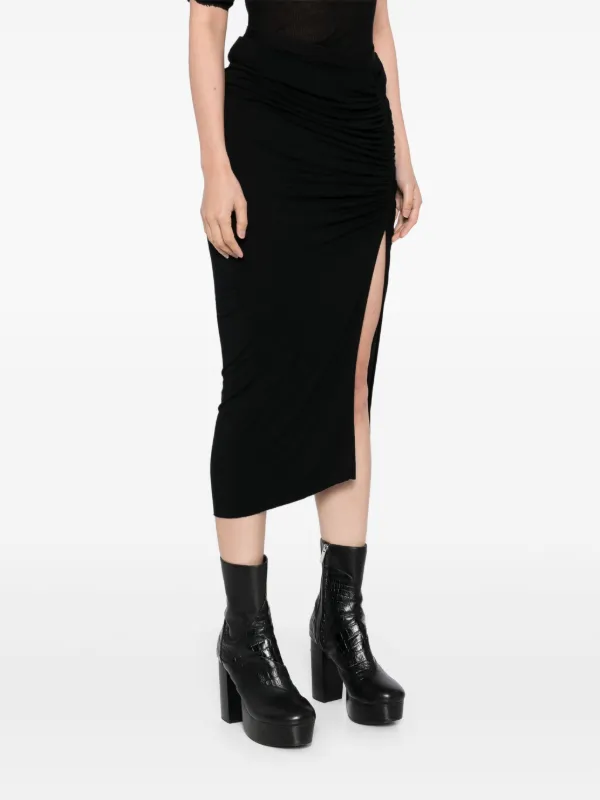 Rick Owens Lilies Svita スカート | ブラック | FARFETCH JP