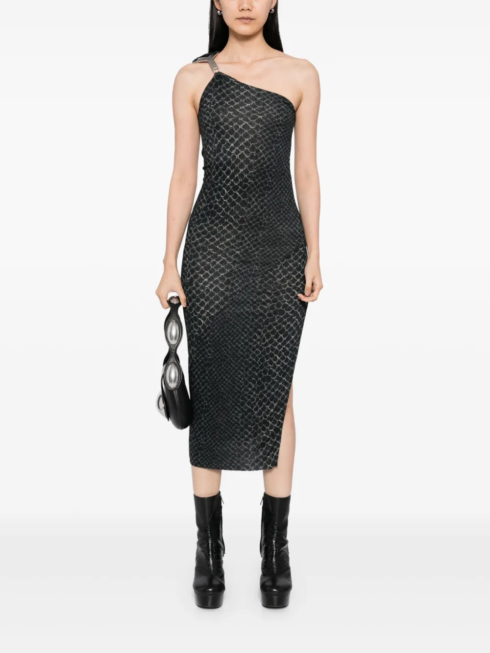 Rick Owens Lilies Hydra jurk - Zwart