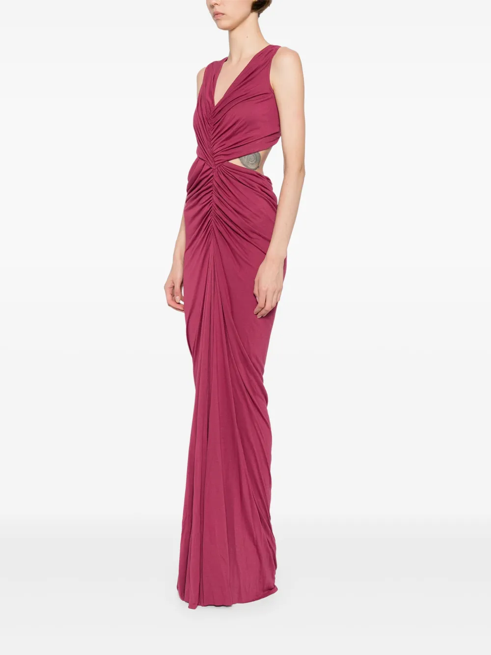  Rick Owens Lilies Poppy Gown - Purple 