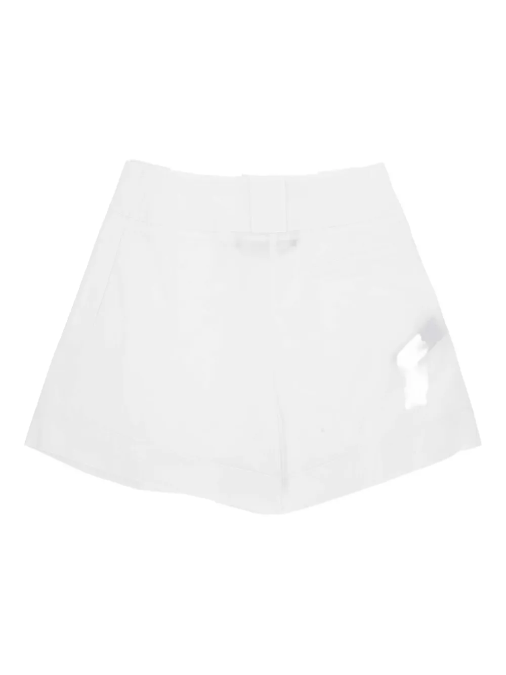 Federica Tosi pleated button shorts - Wit