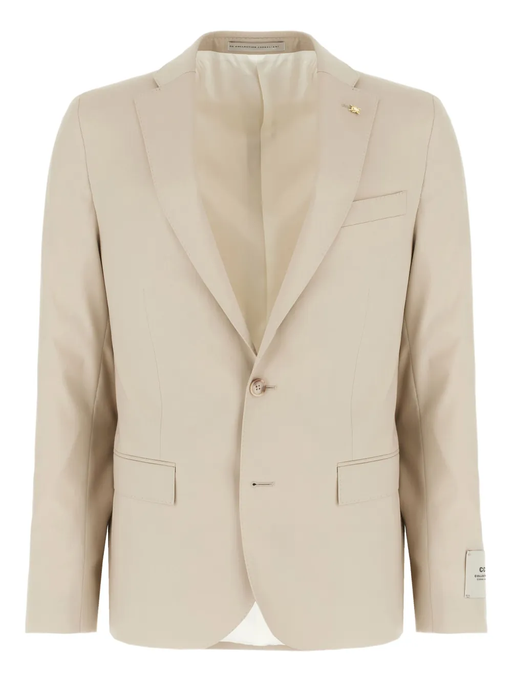 wool single-breasted blazer