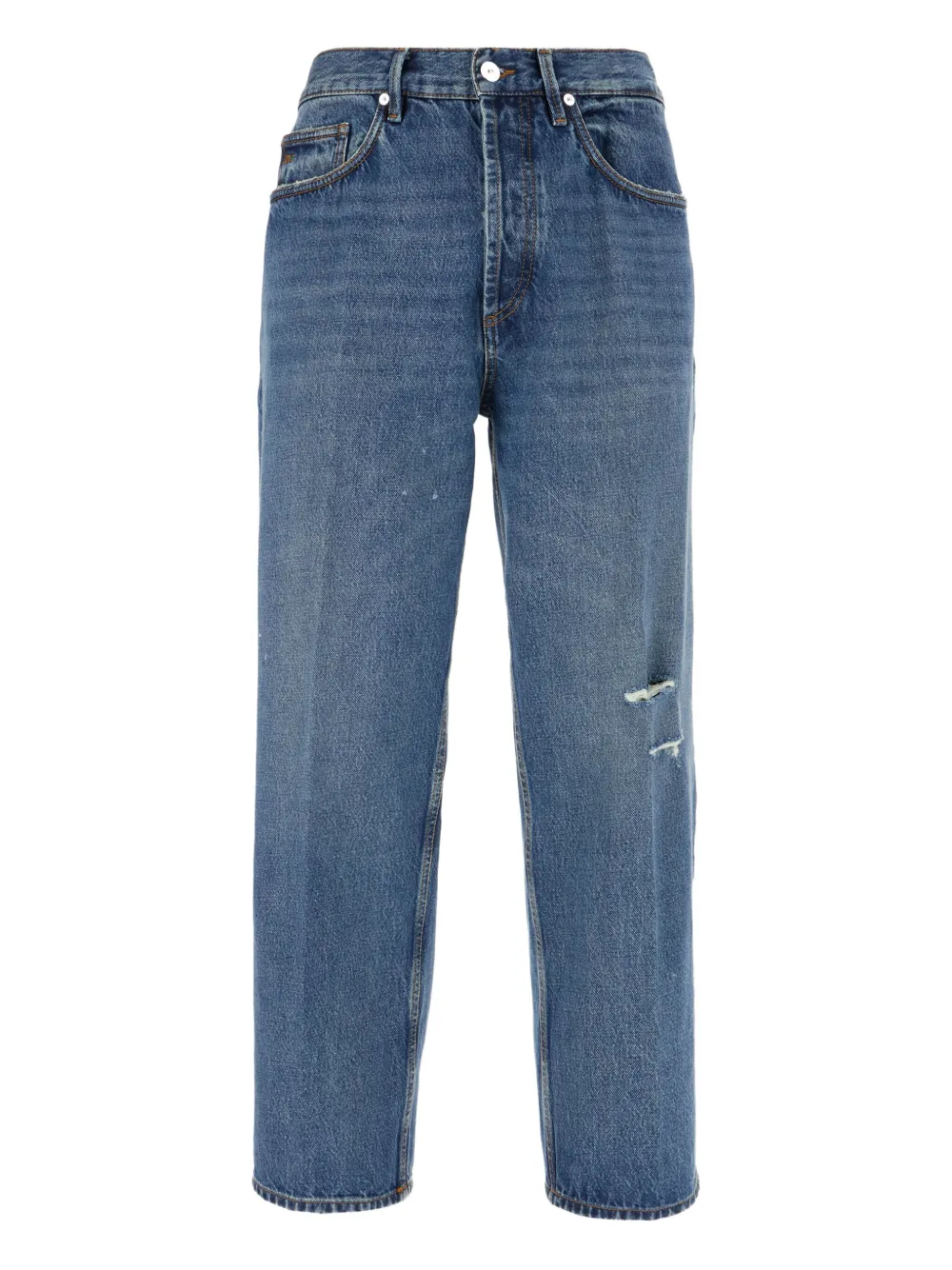 ripped-detail jeans