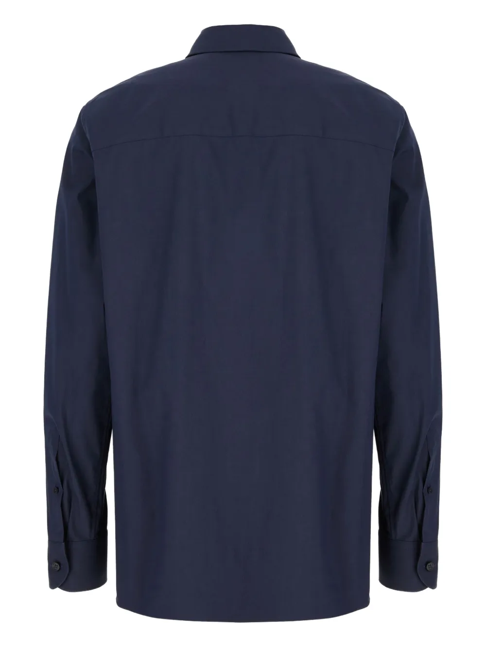 Corneliani Katoenen overhemd met paspelzakken Blauw