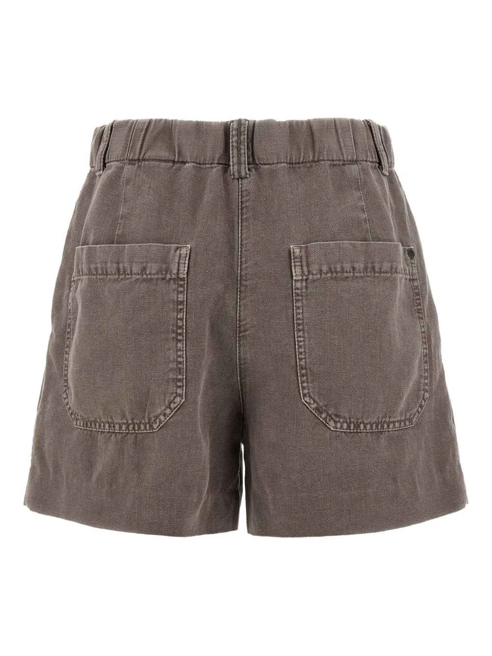 Shop Brunello Cucinelli Pleat-detail Shorts In Brown