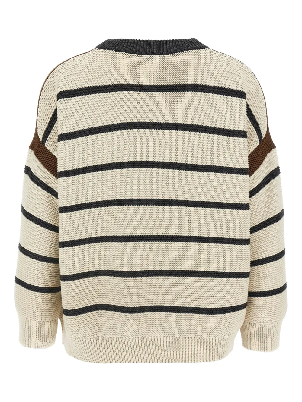 Brunello Cucinelli Monile Sweater Sweaters And Cardigans Beige In Neutrals