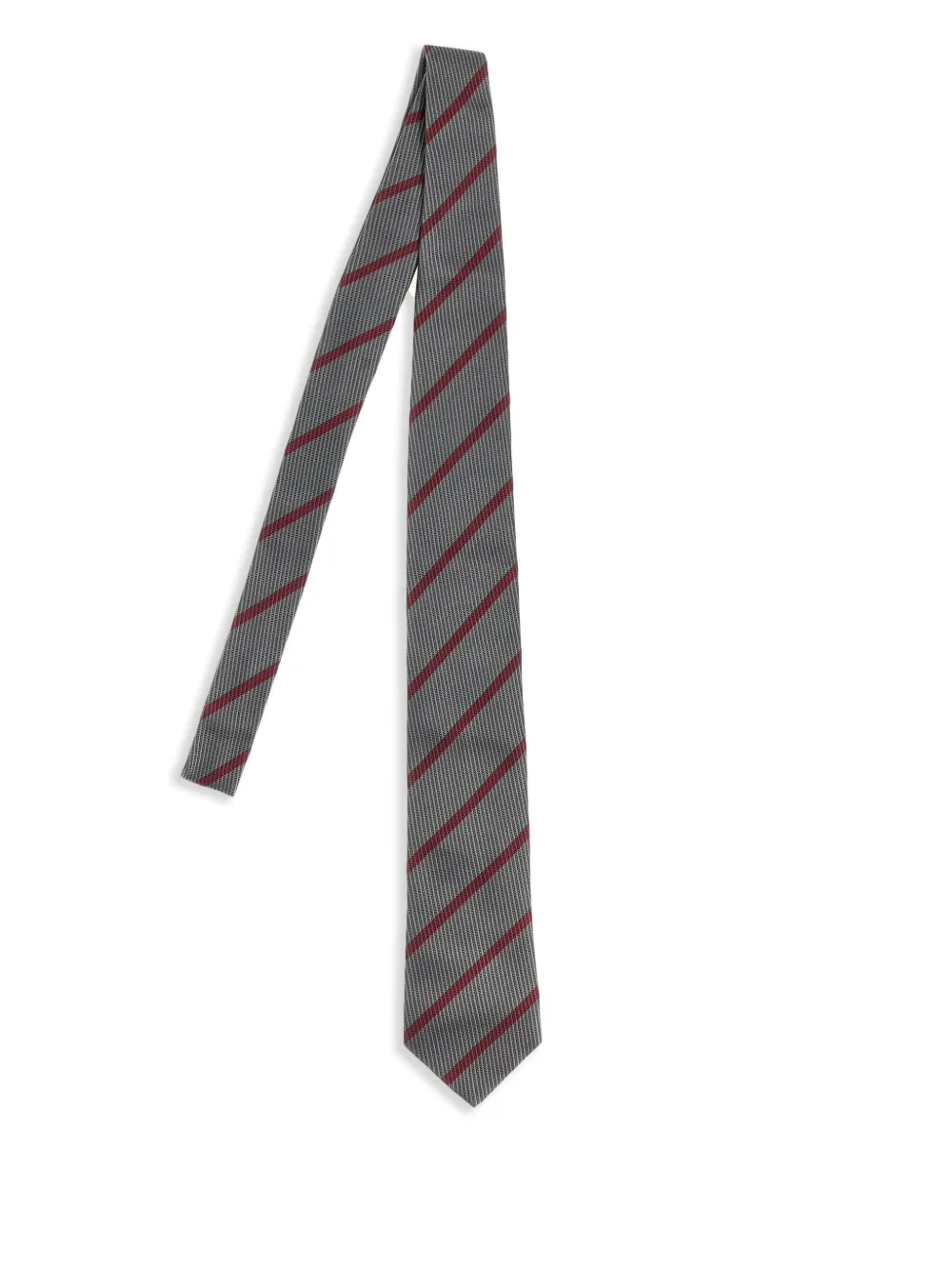 Brunello Cucinelli cravate imprimée | gris | Image 1