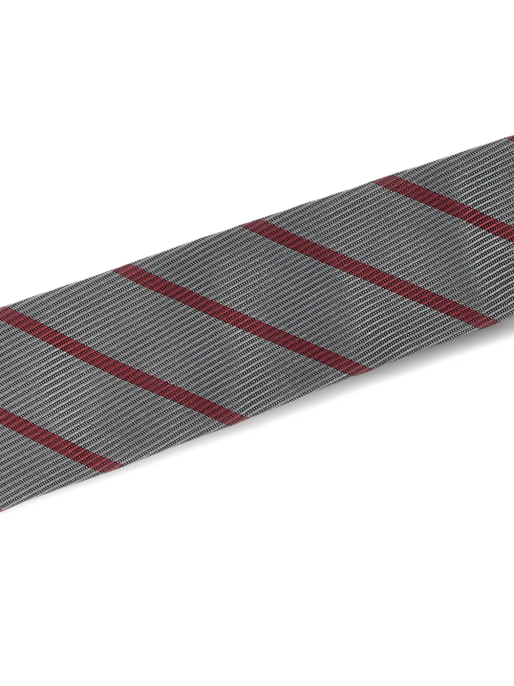 Brunello Cucinelli Silk Tie Ties And Papillon Gray In Grey