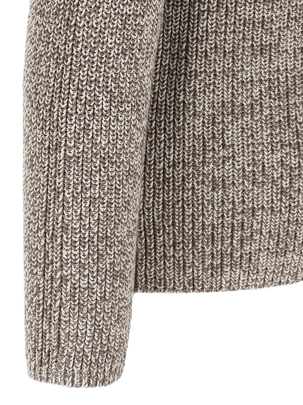 Brunello Cucinelli Double-breasted Cardigan Sweaters And Cardigans Multicolor In Neutrals