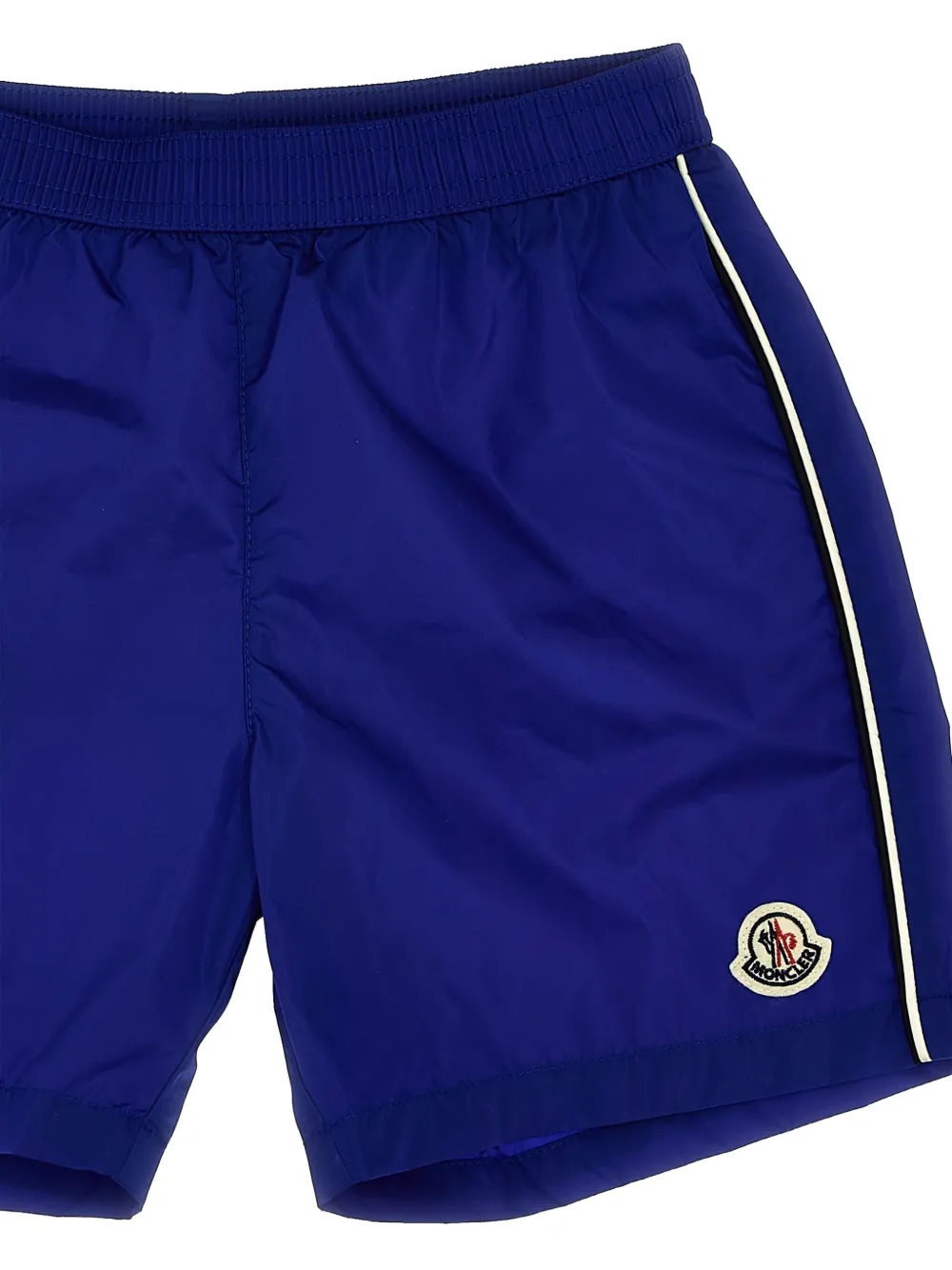 Moncler Enfant Zwembroek met logopatch Blauw