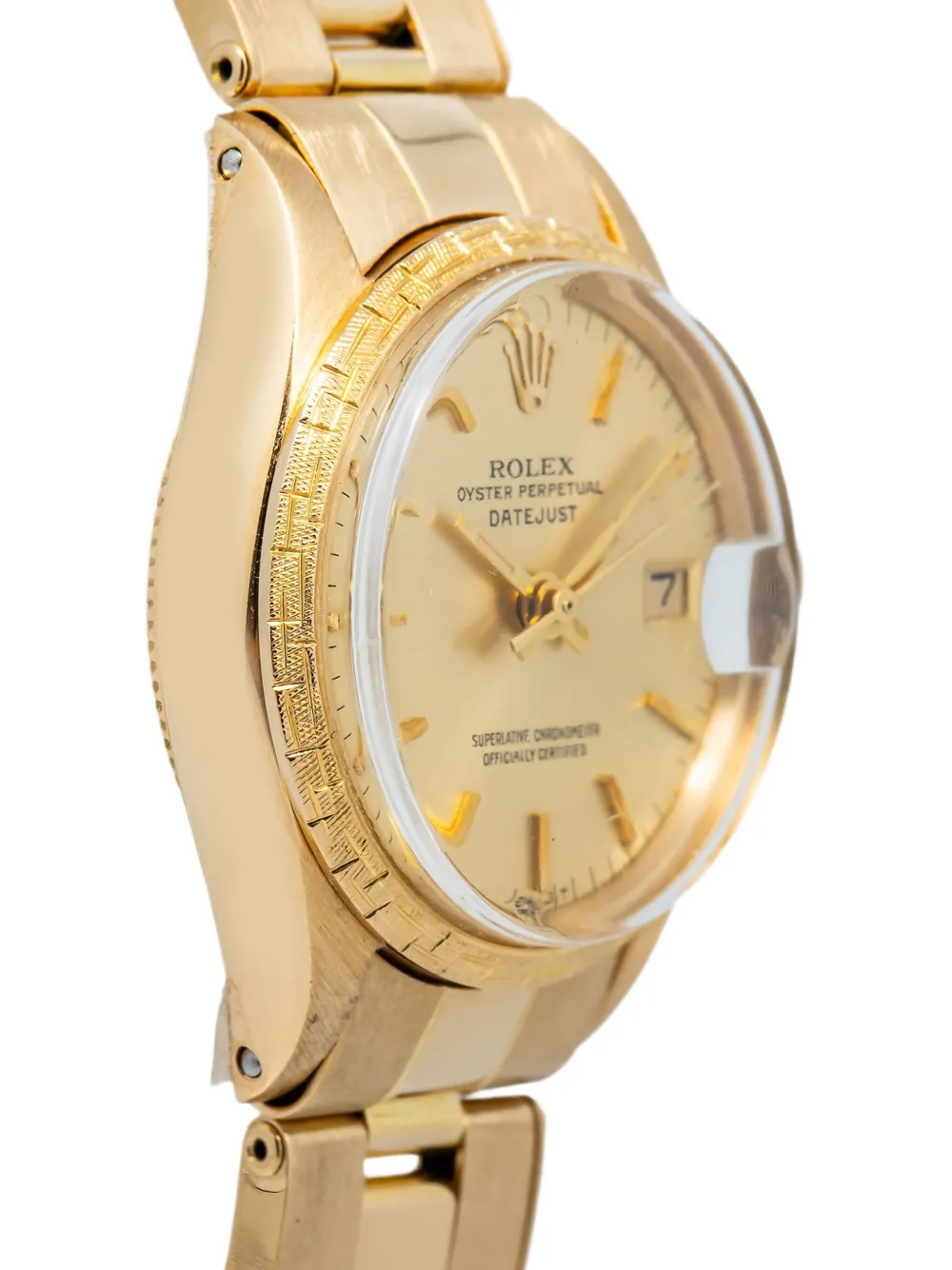 Pre-owned Rolex Datejust 26mm In Gold