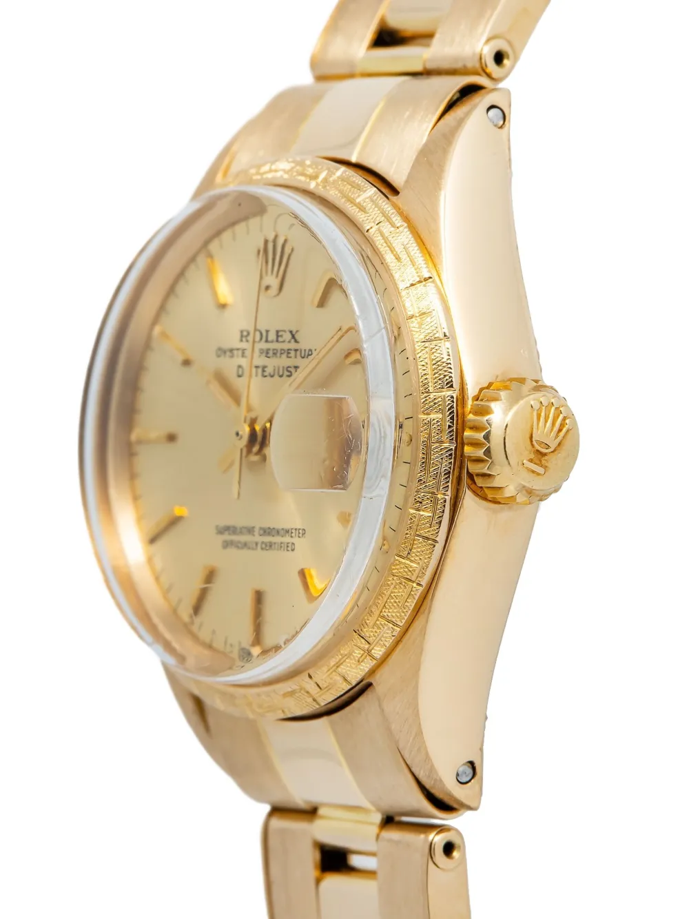 Pre-owned Rolex Datejust 26mm In Gold