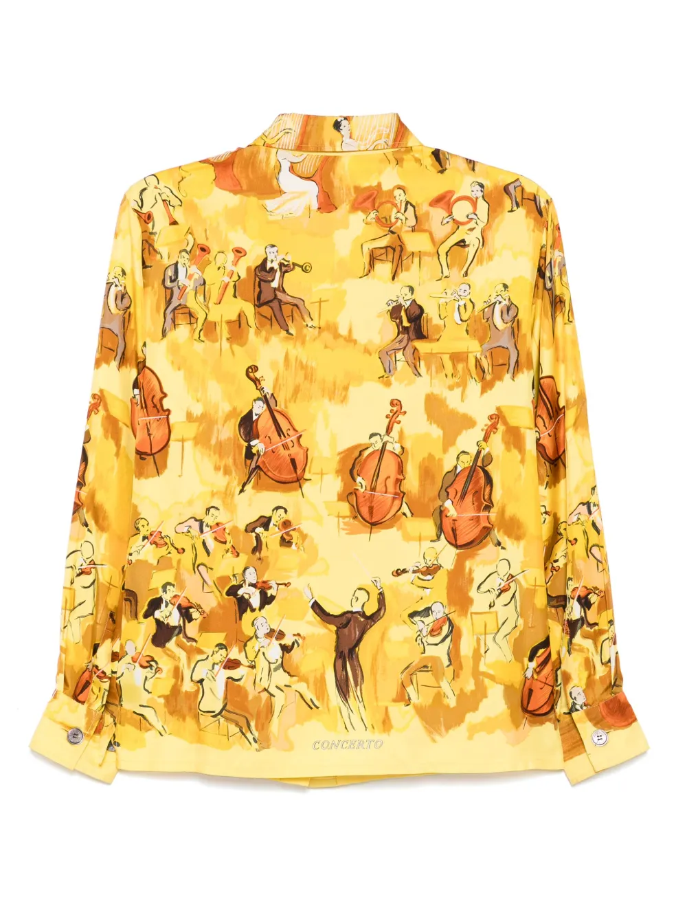 Hermès Pre-Owned 1990-2000s graphic-print shirt | Image 2