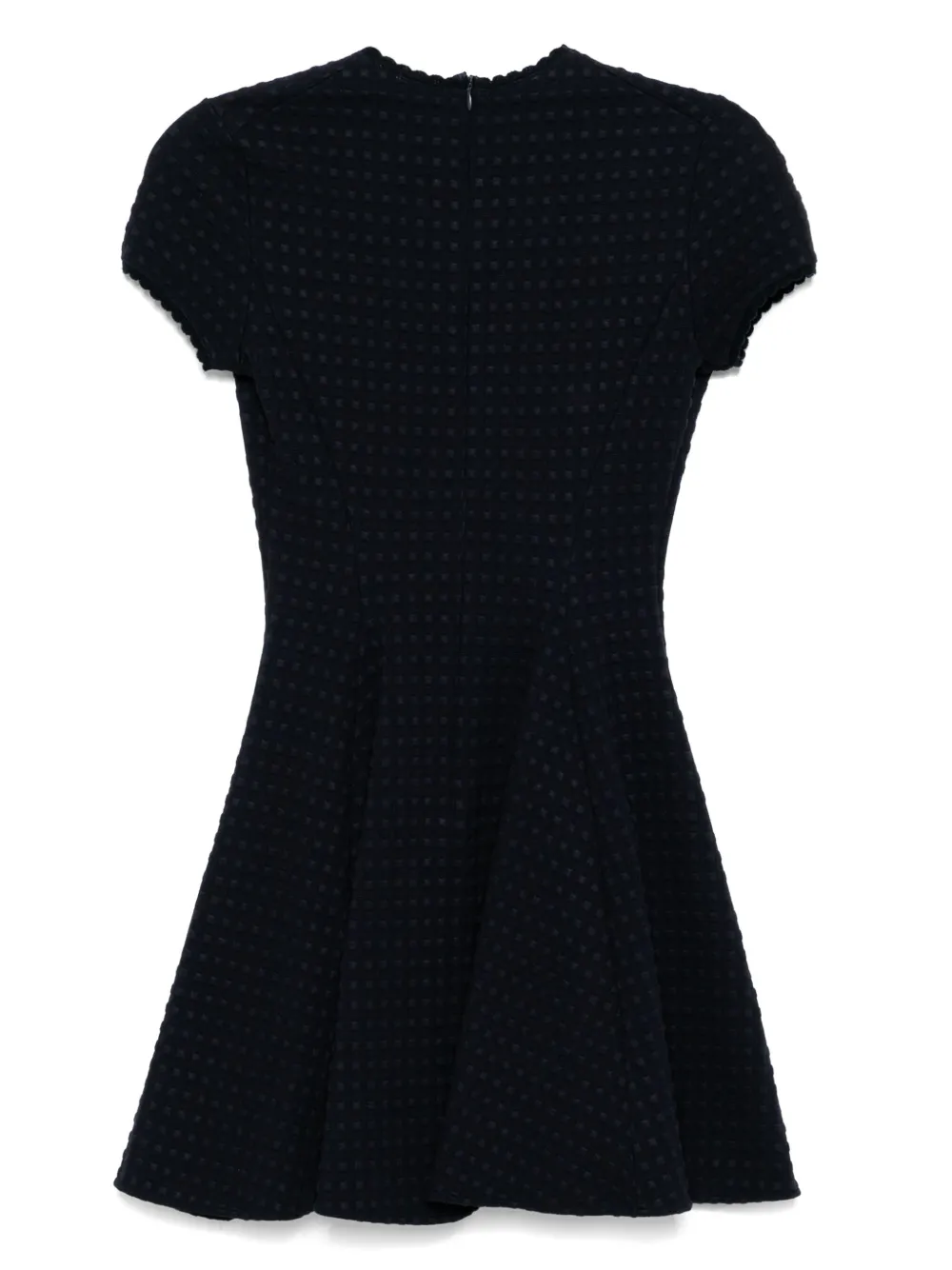 Miu Miu Pre-Owned 2015 jurk met korte mouwen - Blauw