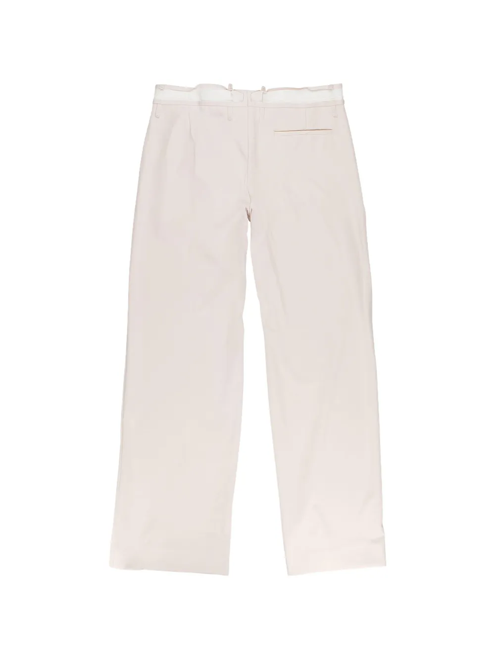 MM6 Maison Margiela Gerafelde broek Beige
