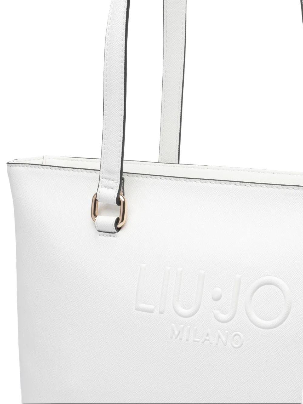 LIU JO Shopper met logo-reliëf Wit