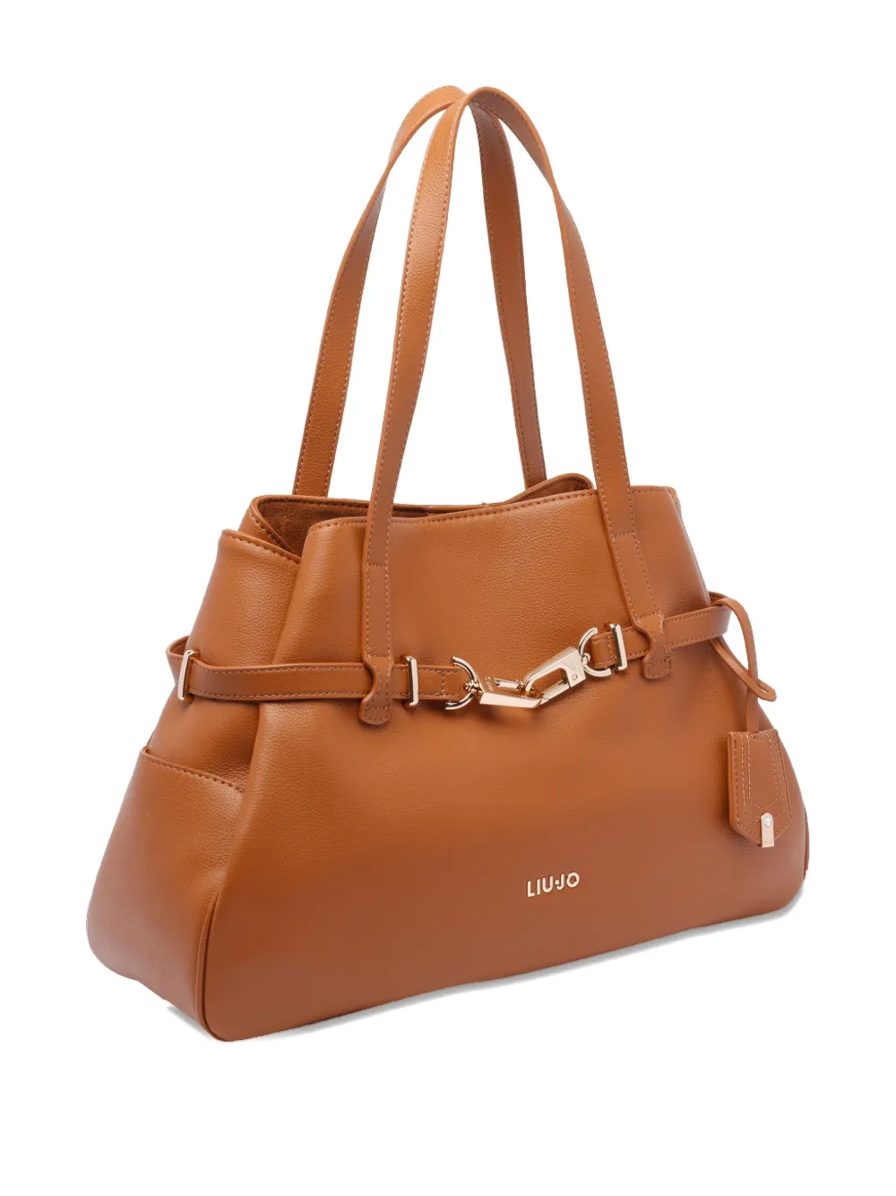 LIU JO Shopper met logo Bruin