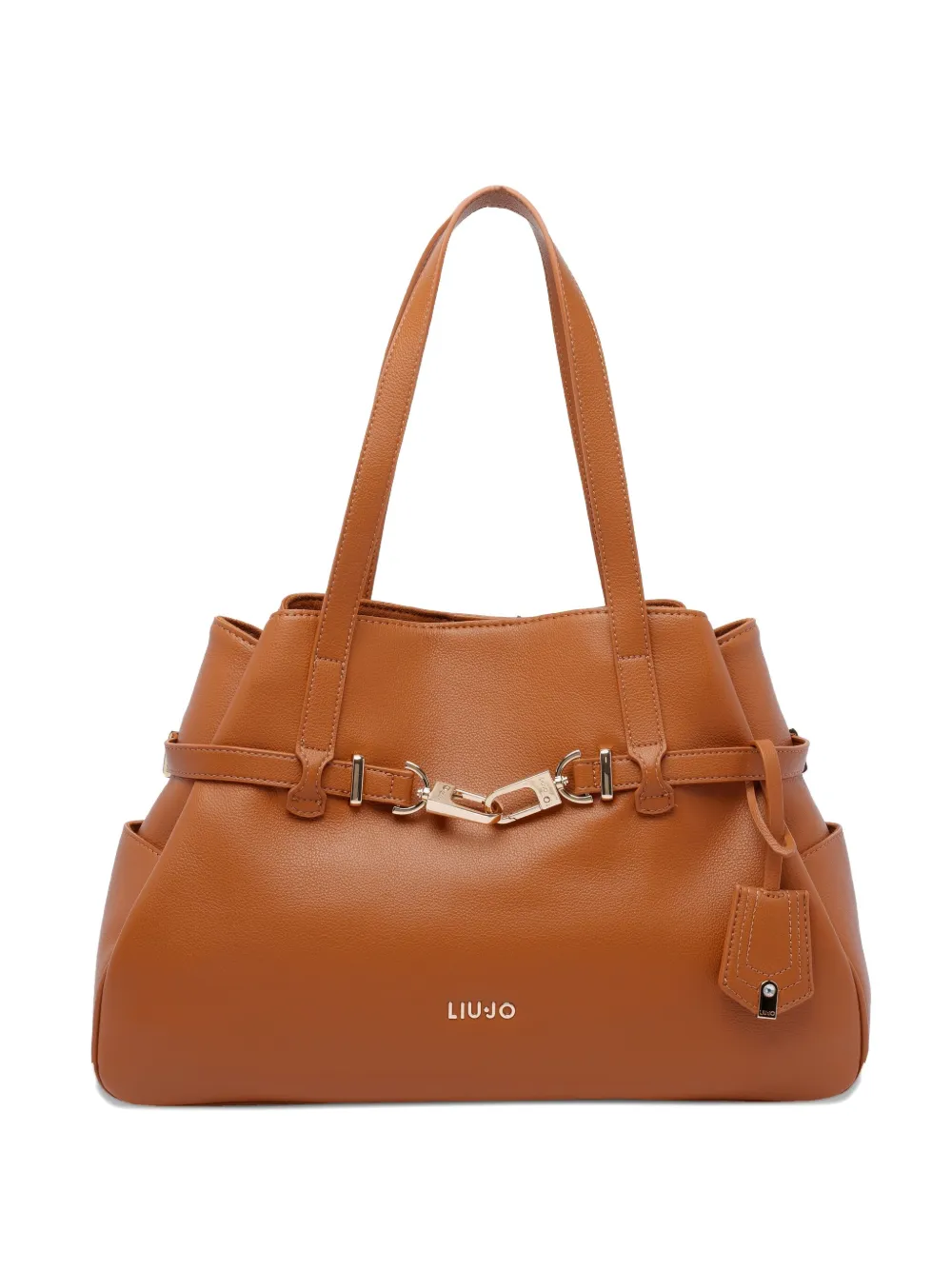 LIU JO logo-lettering tote bag | Brown | Image 1