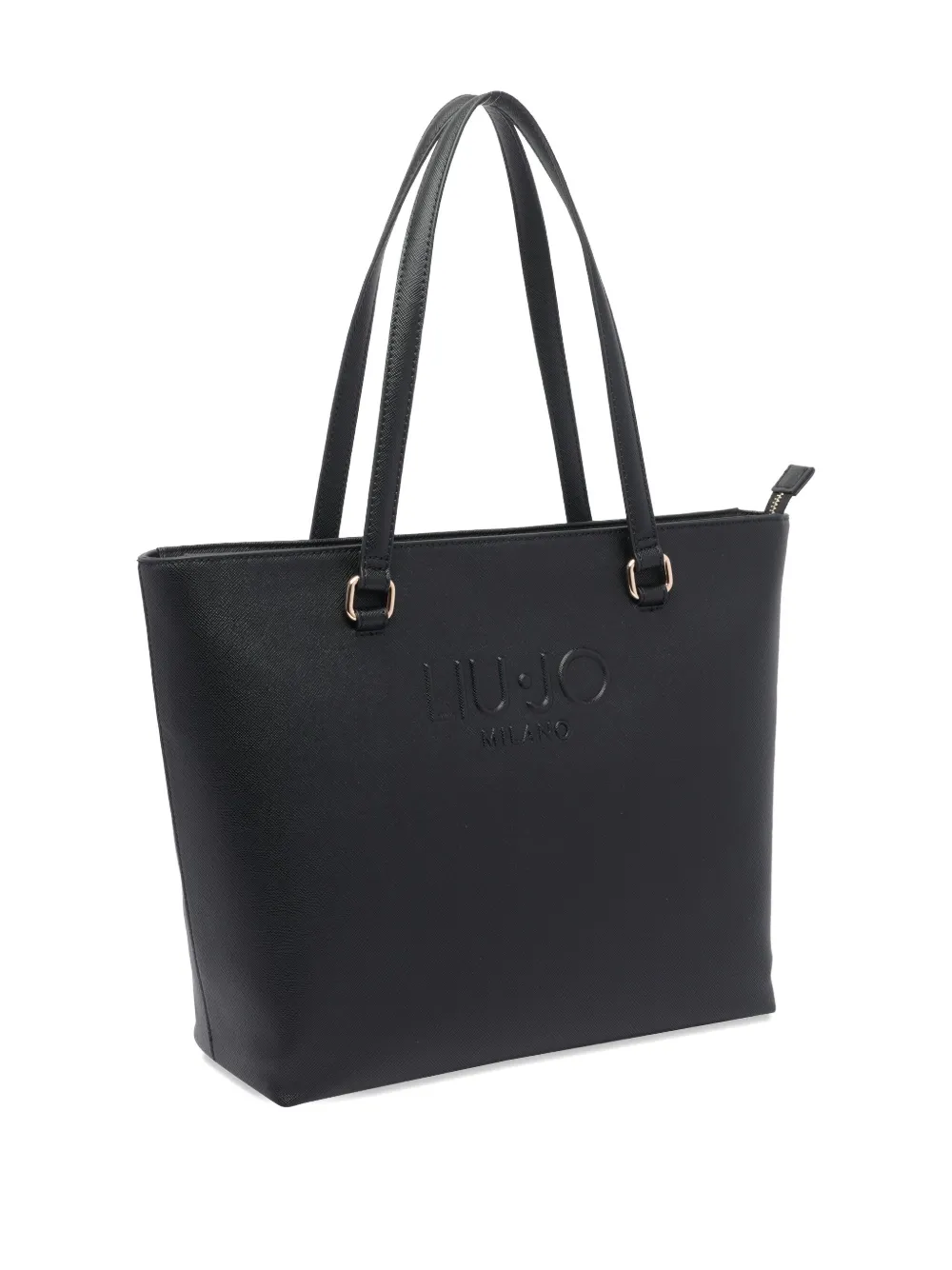 LIU JO Shopper met logo-reliëf Zwart