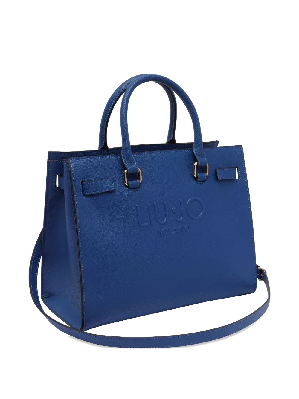 LIU JO Shopper met logo-reliëf Blauw