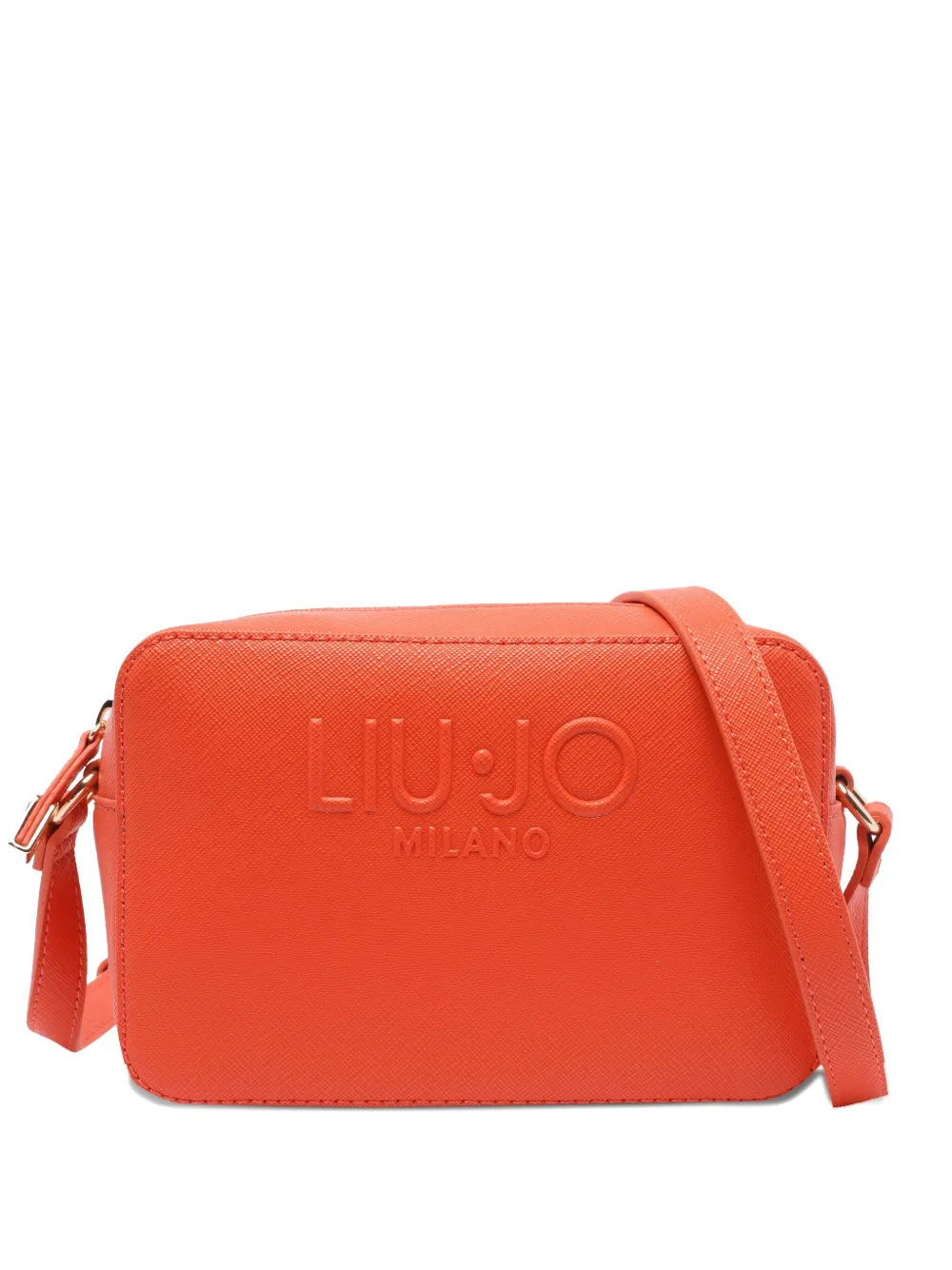 LIU JO logo-embossed shoulder bag | Orange | Image 1