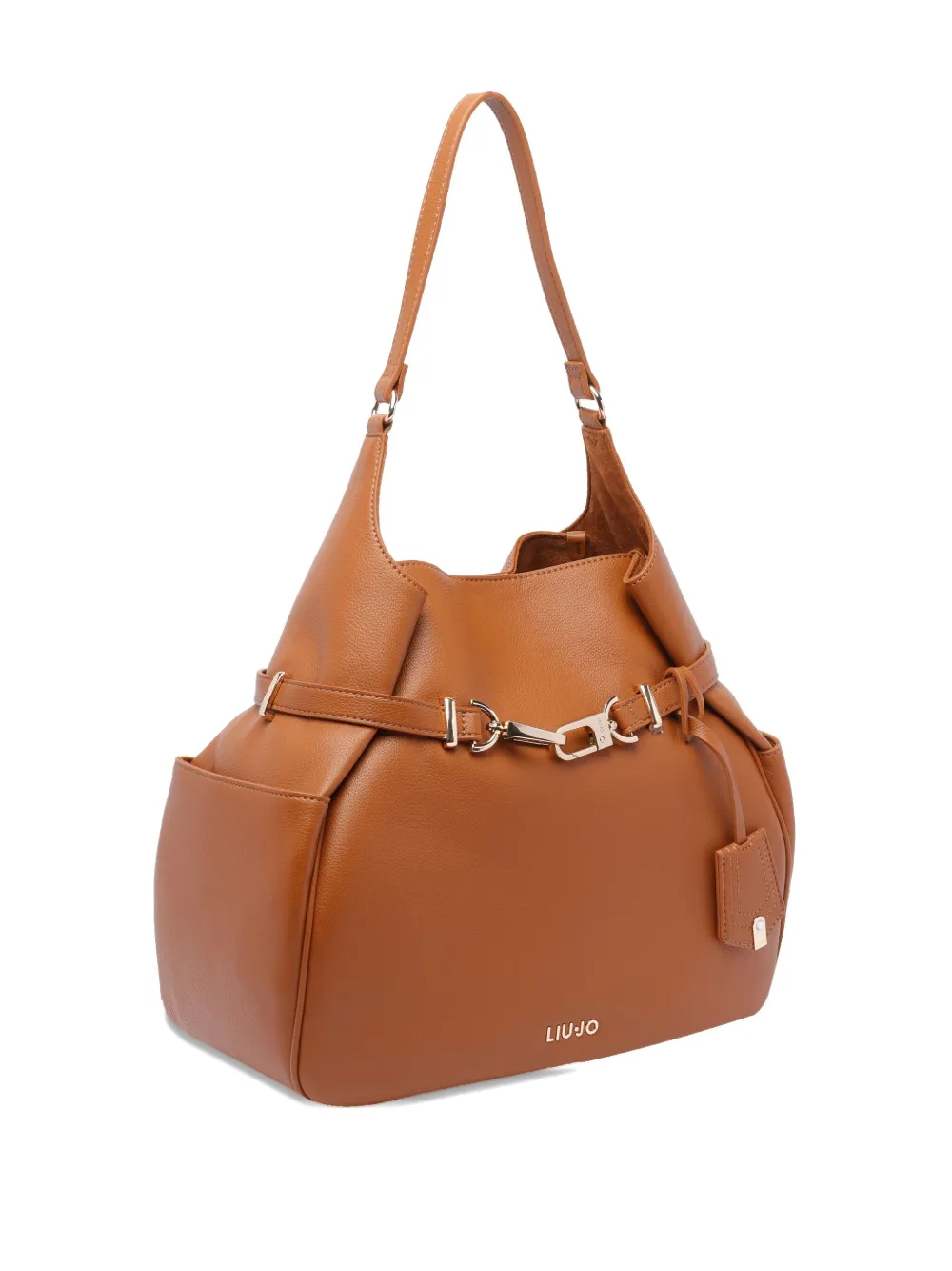 LIU JO Shopper met logo Bruin